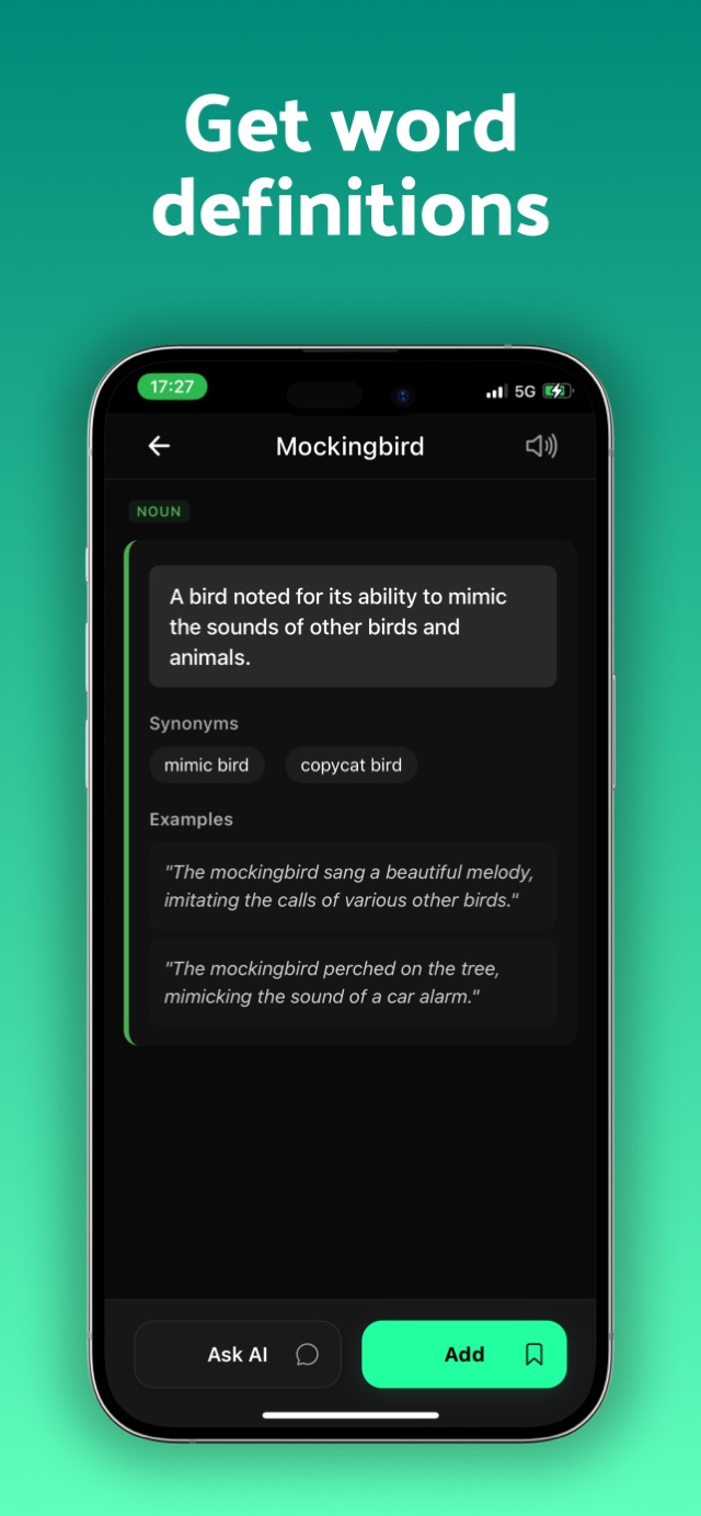 Book Quote Scanner iOS app - get instant word definitions